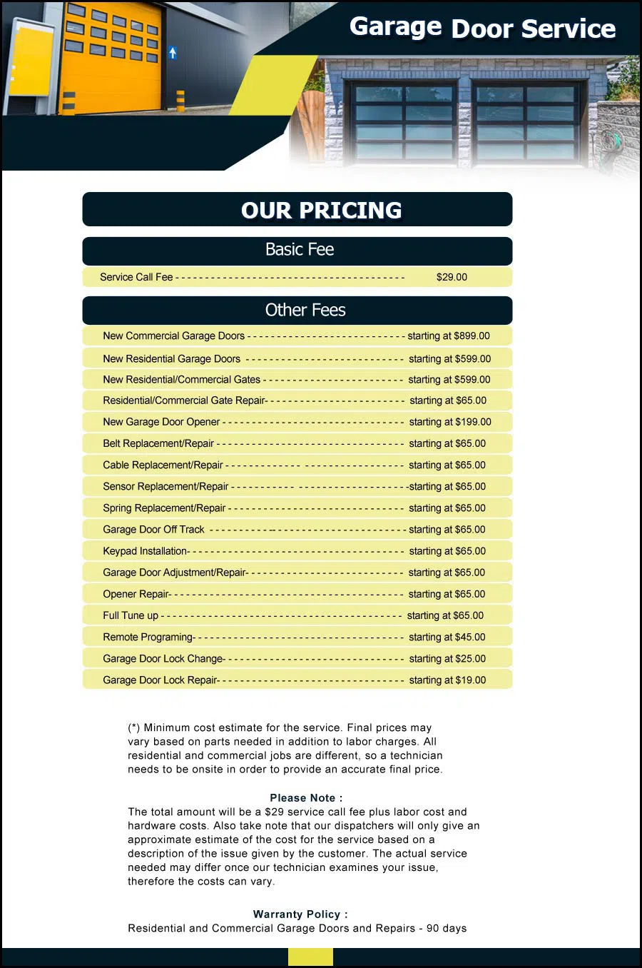 Garage Door & Opener Repairs Newton, MA 617-433-2970